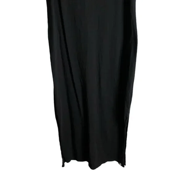 Roots Women's Black Sleeveless Maxi Shirt Dress - Picture 3 of 9